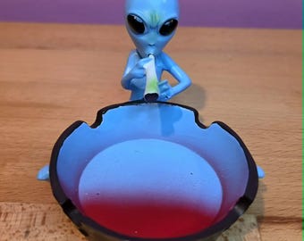 バドスモーカー ブルーエイリアン マルチカラー灰皿
