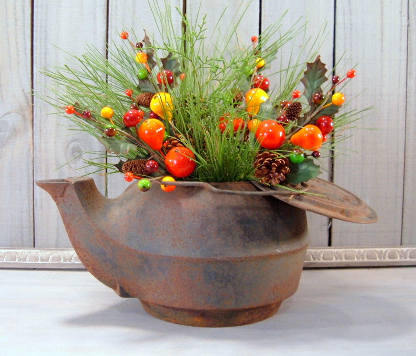 Cast Iron Coffee Pot Vintage Nashville P&B Iron Kettle Etsy