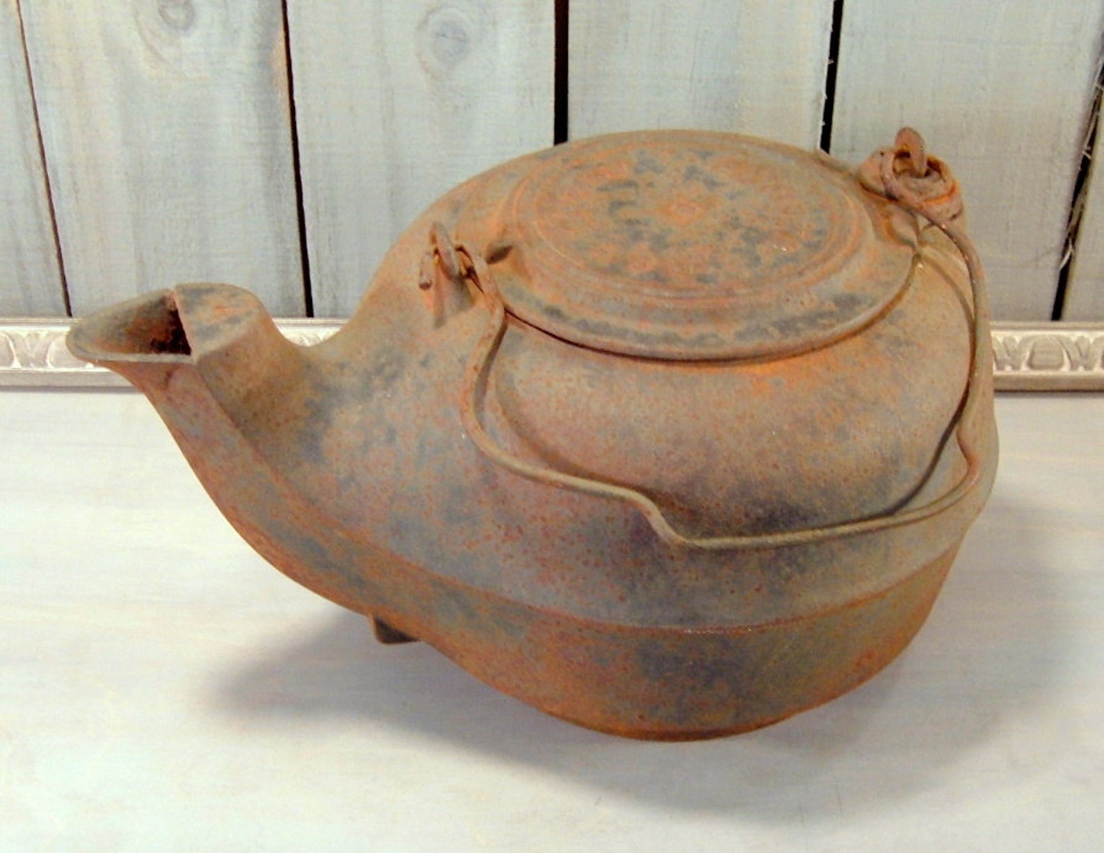 Cast Iron Coffee Pot Vintage Nashville P&B Iron Kettle Etsy