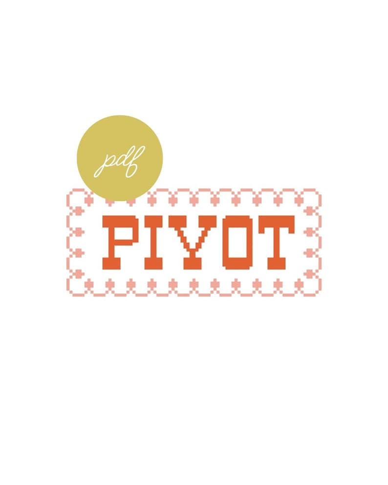 PIVOT! - Cross Stitch Pattern - Etsy