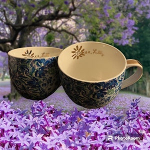 Beautiful set of Coffee Cups, Lilly Pulitzer,  FREE SHIPPING