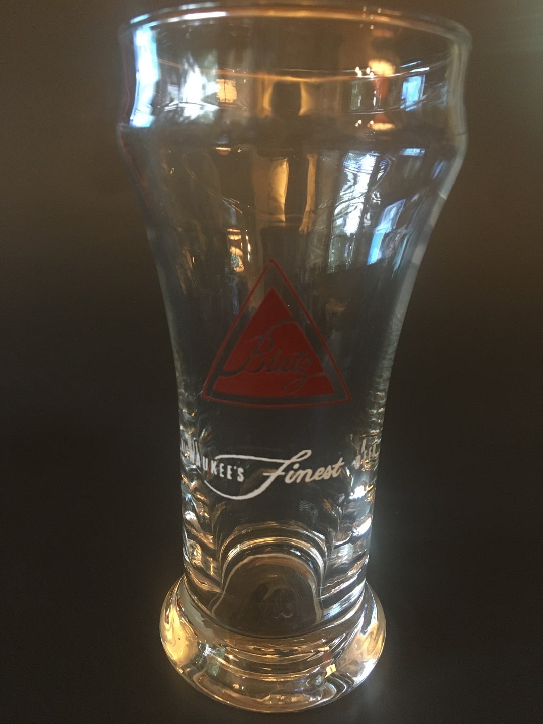 Blatz Beer Glass FREE SHIPPING Etsy