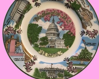 Nice Washington D.C., Souvenir Plate,   FREE SHIPPING