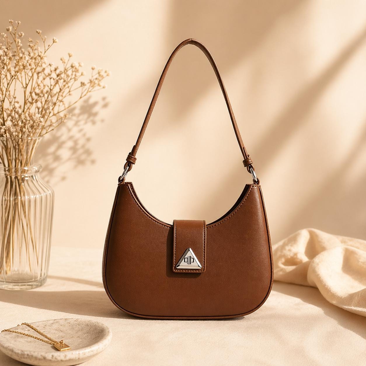 Leather Half Moon Bag - Etsy