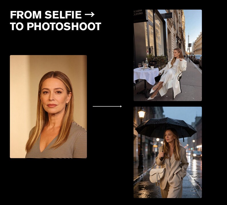 AI Photoshoot From Your Photo | Custom AI Portrait | Instagram Photos image 3
