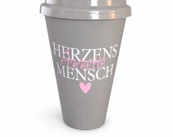 Personalized coffee to-go cup – individual & sustainable