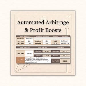 Sports Arbitrage Calculators & Matched Betting Guide | Arbitrage Starter Kit