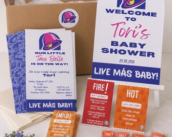 Taco Bell Inspired Baby Shower Bundle