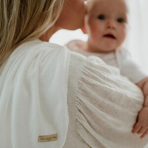 Bamboo Burp Cloths (3 Pack) - Large Organic Bamboo Burp Cloths 65cm x 42cm,.