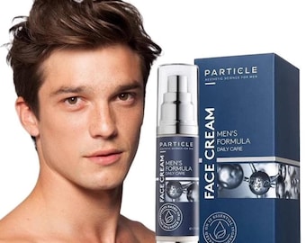 Partikel Herren Gesichtscreme | 6-in-1 tägliche Feuchtigkeitscreme für Männer | Feuchtigkeitsspendende Hautpflege | Nicht fettende Pflegecreme