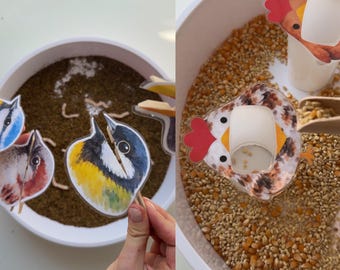 BUNDLE - 2 GAMES (Feeding Birds and Chickens)