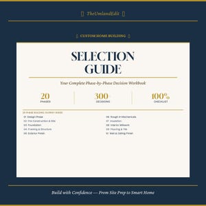 Guía de selección de casas personalizadas DESCARGA INSTANTÁNEA