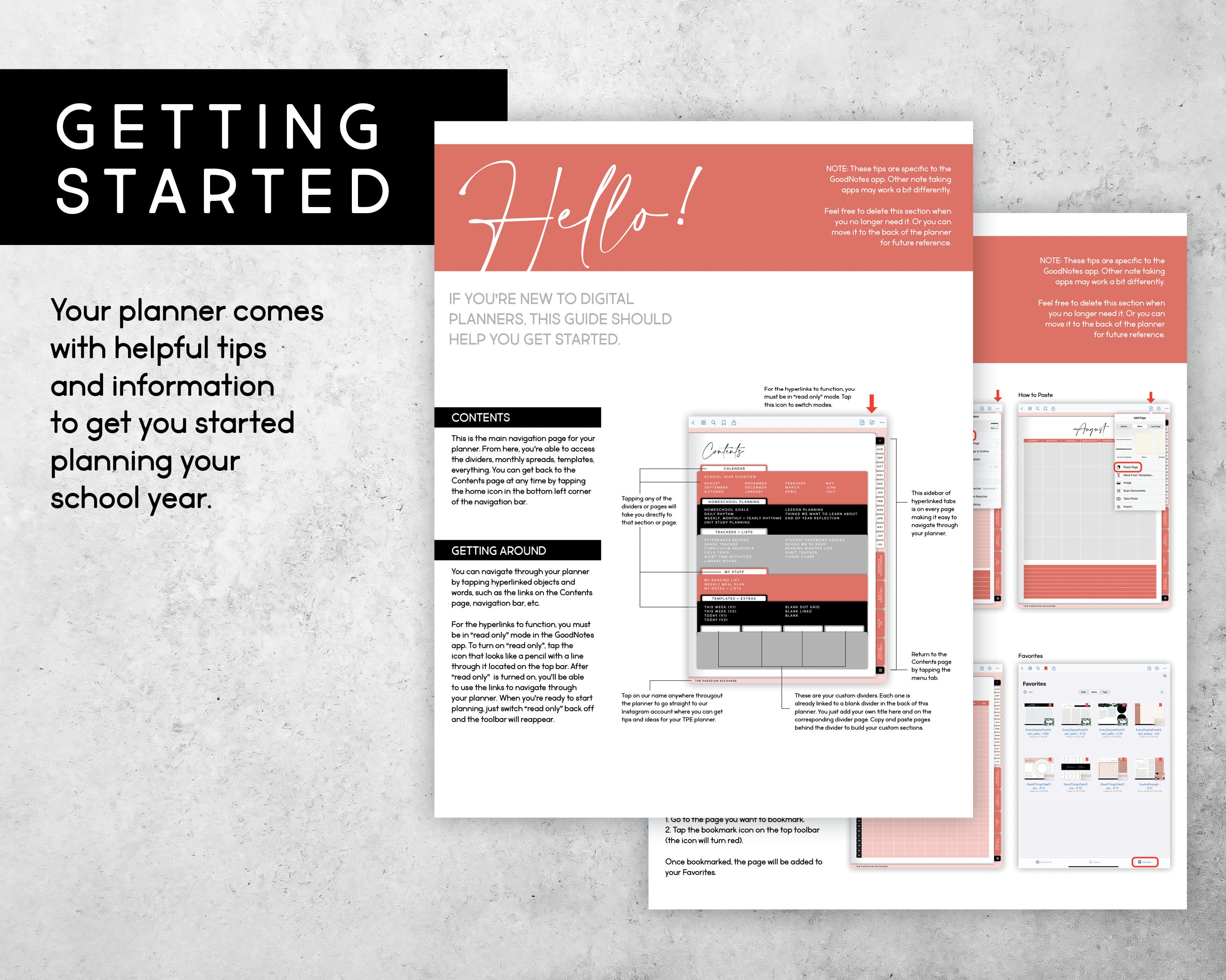 Boho Digital Homeschool Planner for Goodnotes Ipad Undated Etsy