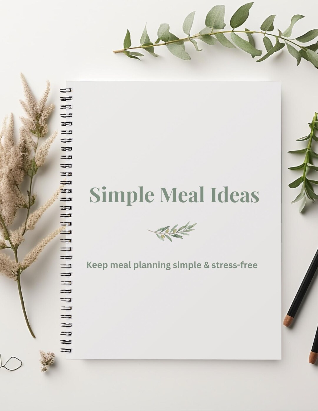Simple Meal Planner Printable Bundle | Family Meal Ideas | PDF - Etsy