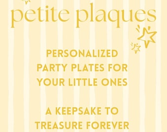 Personalized 7.5" Ceramic Plate