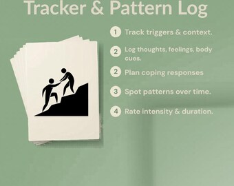 CPTSD BPD Trigger Tracker | Emotional Pattern Log (Digital Download)