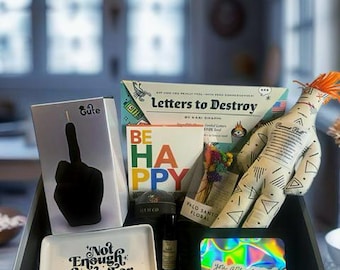 Caja de regalo para el autocuidado y la liberación de la ira, kit de reajuste emocional, kit para aliviar el estrés.