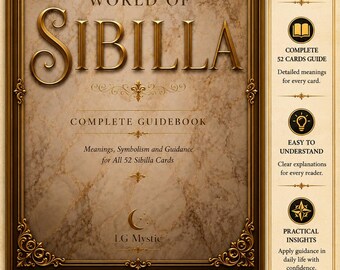 World of Sibilla Guidebook PDF | Complete Guide to All 52 Sibilla Cards | Meanings, Symbolism & Affirmations