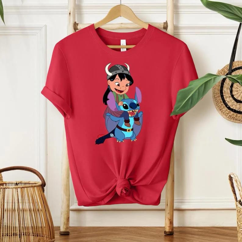 Stitch Birthday T-shirt, Lilo and Stitch Family T-shirt,Stitch Shirt Disney Birthday Trip Sweatshirt,Disneyland Lilo Angel Birthday Girl Tee zdjęcie 2