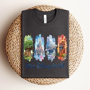Walt Disney World Shirt, Disney Park Icons Shirt,Disney World Vacation Shirt, Magic Kingdom EPCOT Animal Kingdom Shirt, Disney Park Trip Tee image 15