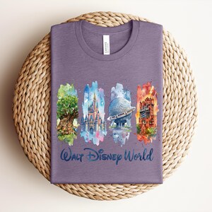 Walt Disney World Shirt, Disney Park Icons Shirt,Disney World Vacation Shirt, Magic Kingdom EPCOT Animal Kingdom Shirt, Disney Park Trip Tee image 8