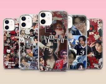 Funda para teléfono Hyunjin de Stray Kids, funda para iPhone 17e, 16, 15, 14, 13, 12, Samsung S25, S24, S23, S22, A16, A26, Pixel 10, 9Pro