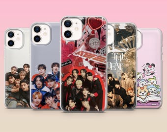 ATEEZ Coque de portable KPop Music Band Cover pour iPhone 17e, 16, 15, 14, 13, 12, Samsung S25, S24, S23, S22, A16, A26, Pixel 10, 9Pro