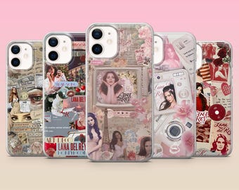 Coque Lana Del Rey pour iPhone 17e, 16, 15, 14, 13, 12, Samsung S25, S24, S23, S22, A16, A26, Pixel 10, 9Pro