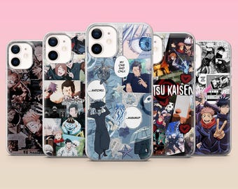Funda para teléfono Jujutsu Kaisen Anime JJK para iPhone 17e, 16, 15, 14, 13, 12, Samsung S25, S24, S23, S22, A16, A26, Pixel 10, 9Pro