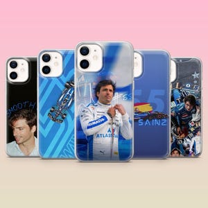 Carlos Sainz Phone Case Smooth Operator F1 Driver Cover for iPhone 17e, 16, 15, 14, 13, 12, Samsung S25, S24, S23, S22, A16, A26, Pixel 10,9