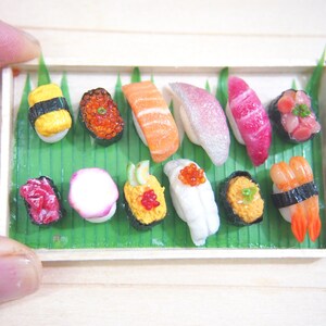 Miniature Food for Dollhouse Chirashi Don/ Sushi Platter / image 6