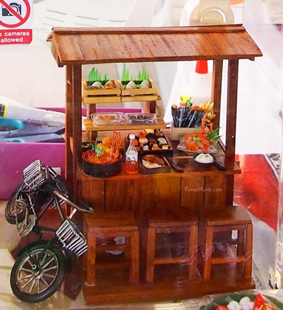 Items similar to Miniature Japanese Food Stall Lati yellow /Pukifee