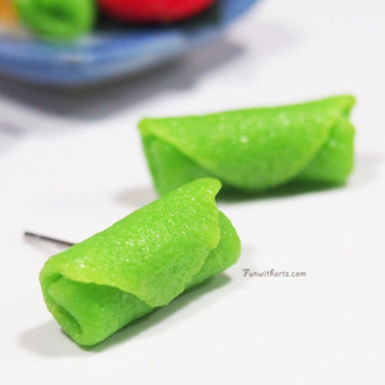 Cute Miniature Nonya Kueh earrings image 2