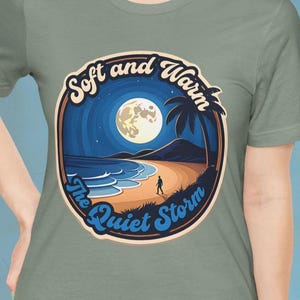 Beachy Graphic Tee: Soft Cotton Unisex Coastal Shirt