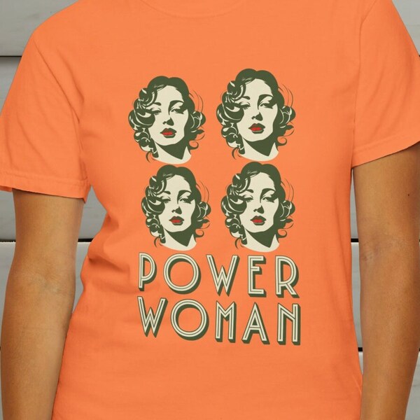Muttertag Power Woman T-Shirt, Power Woman Shirt, Geschenk für Mama, Geschenk für Sie,
