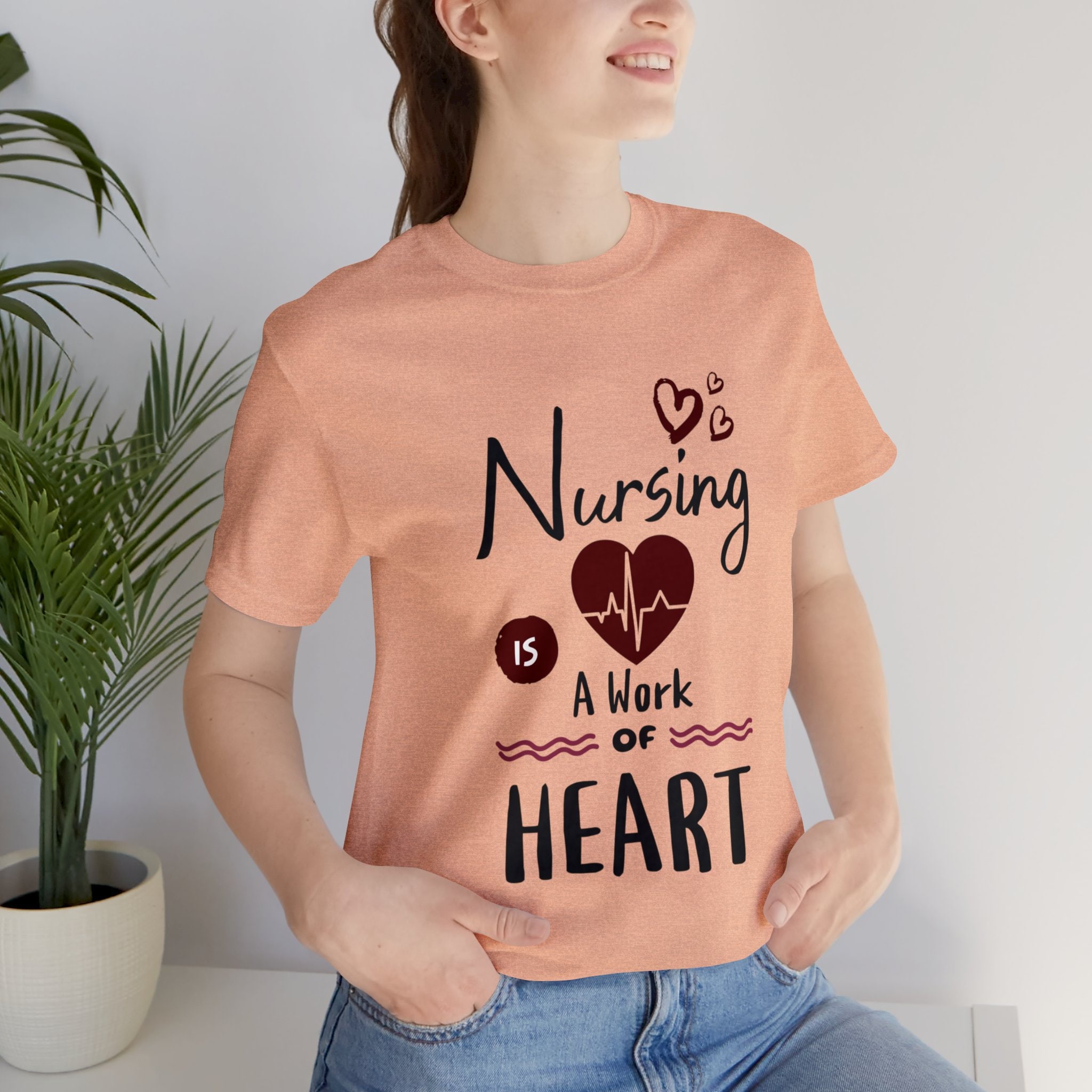 Nurse's Work of Heart T-shirt - Nurse Appreciation Tee - Etsy