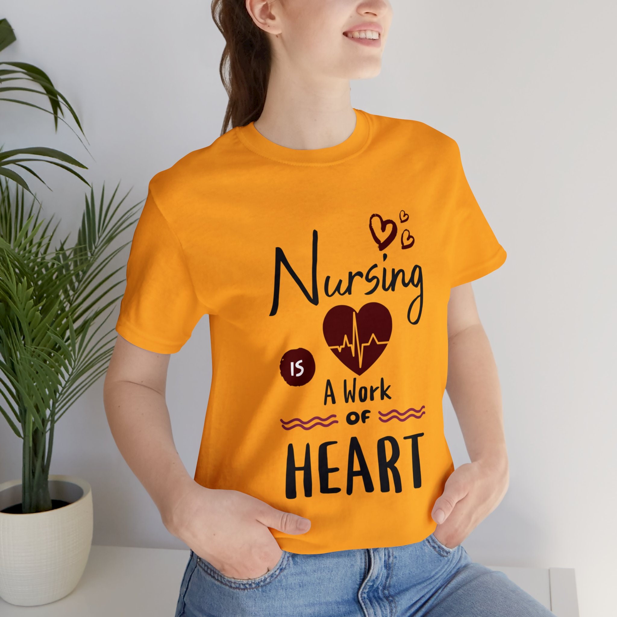 Nurse's Work of Heart T-shirt - Nurse Appreciation Tee - Etsy