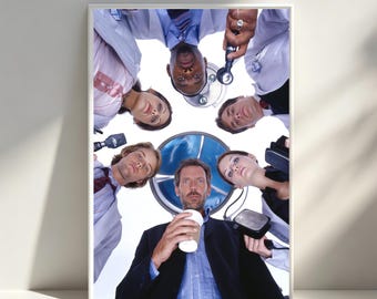 House M.D. Poster, Movie Poster,Room Decor,Poster for Gifts,Home Decor,Wall Art Decor
