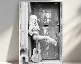 Dolly Parton Vintage poster filmposter, kamerdecoratie, cadeauposter, woondecoratie, kunst aan de muur