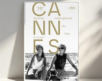 Locandina del Festival di Cannes, decorazione per la stanza, poster per regali, decorazione per la casa, decorazione murale