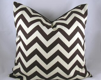 Black and White Chevron Decorative Chevron throw pillows