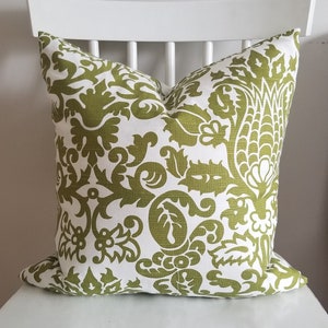 Amsterdam Olive - Decorative Pillow Cushion Covers - Accent Pillow - Throw Pillow - Olive green