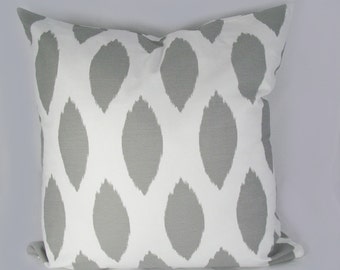 Ikat Grey - Decoratieve Kussen kussenhoezen - Accent Kussen - Gooi Kussen