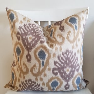 Decorative Pillow Cushion Cover - Vintage Inspired Accent Pillow - Throw Pillow - Earthy colors - dusty tones
