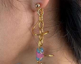 Daydream swirl earrings