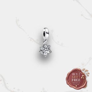 Ciondolo a forma di zampa di animale domestico scintillante, in argento sterling 925, ideale per bracciale, collana da donna, gioiello fai da te o come regalo per animali domestici.