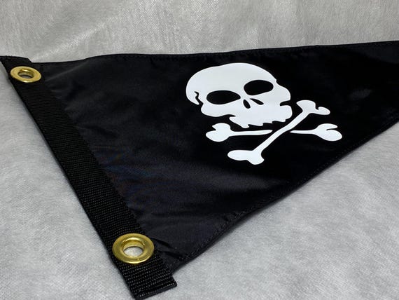 Nautical Jolly Roger Pirate Flag Ensign Burgee