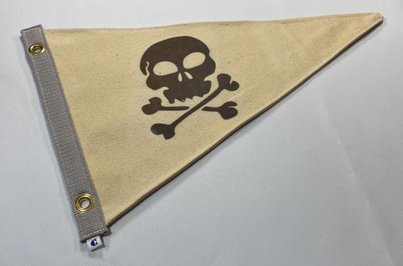 Canvas Nautical Jolly Roger Flag Ensign Burgee