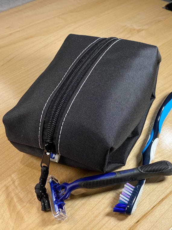 Expanding Zippered Travel Pouch, Water Resistant, Small Size