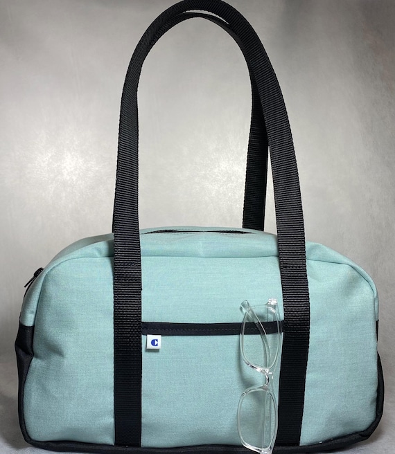 Cascade Traveler Bag - Sunbrella fabric - weather and spill resistant, top handle carry handbag